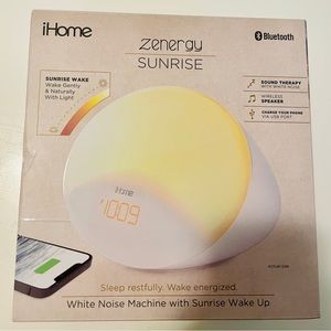 NEW IN BOX - iHome Zenergy sunrise sleep therapy with natural light features